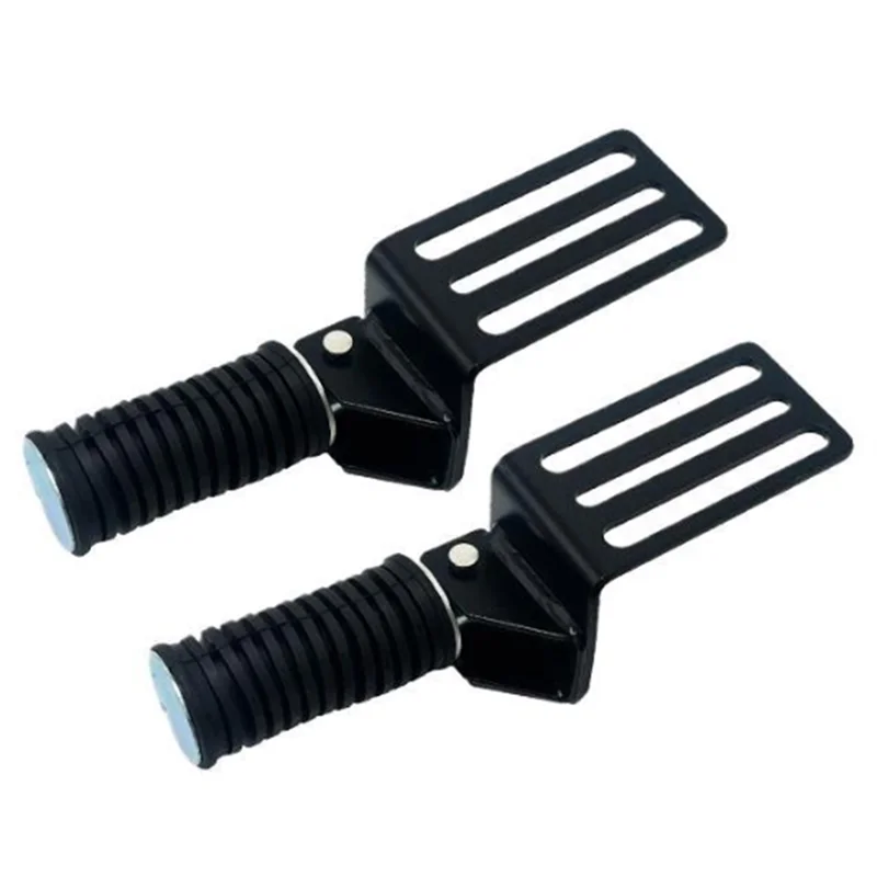Estribos plegables de metal para moto – compatibilidad universal