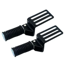 Estribos plegables de metal para moto – compatibilidad universal
