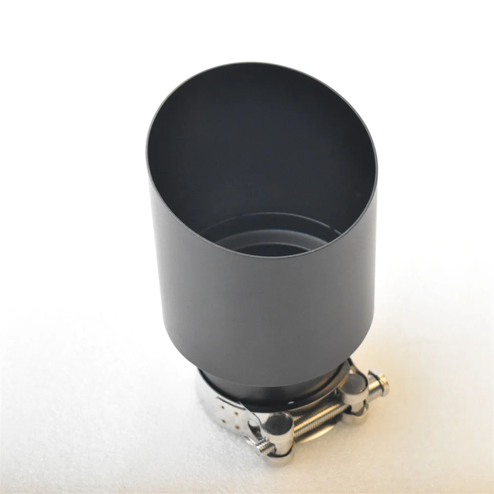 SEBRING terminal de escape universal de acero inoxidable negro mate para Golf - imagen 5