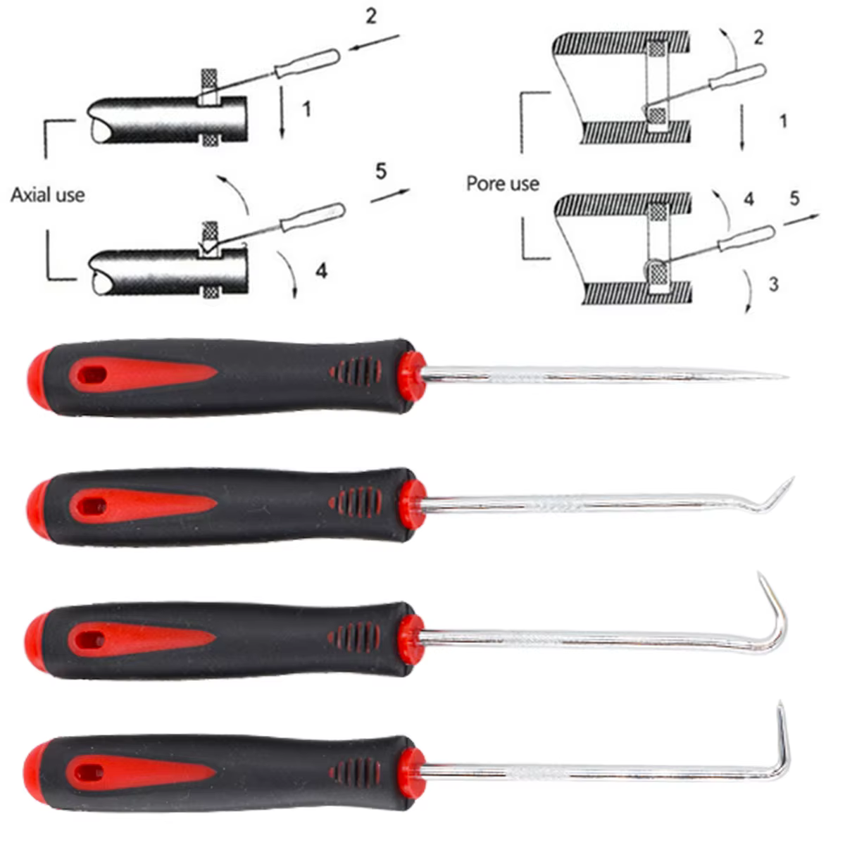 Kit extracción terminales coche con ganchos de crimpado - imagen 4