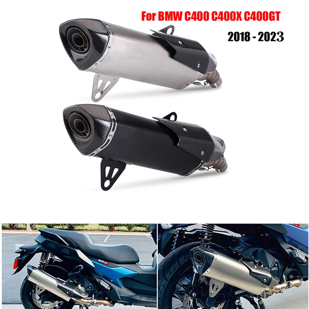 Tubo escape medio silenciador carbono extraíble BMW C400X GT 2018-2023