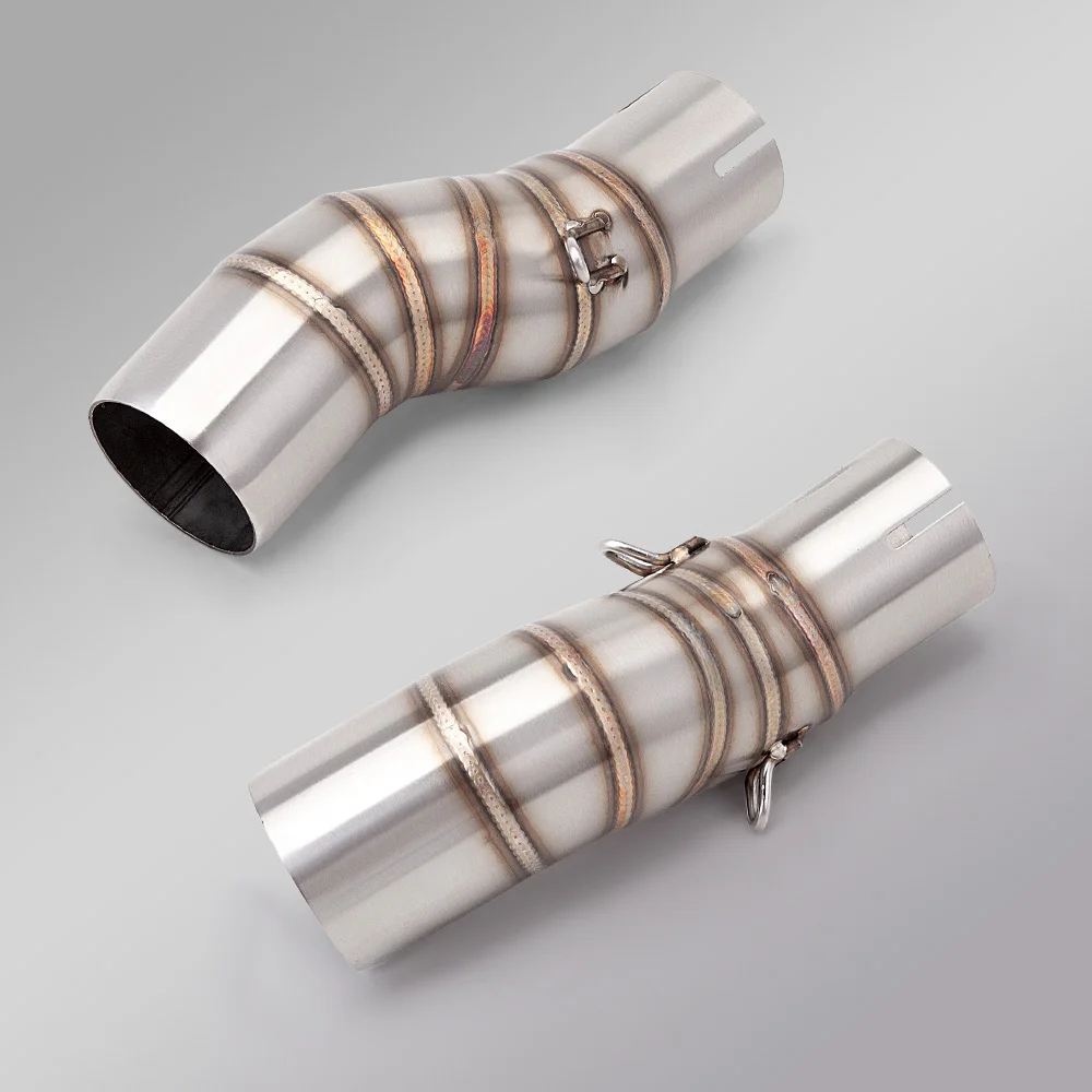 Tubo de escape medio 51 mm acero inoxidable para CFMoto 450SR - imagen 2