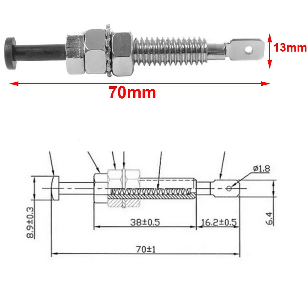 Interruptor de capó universal para alarma y luz de maletero - imagen 3