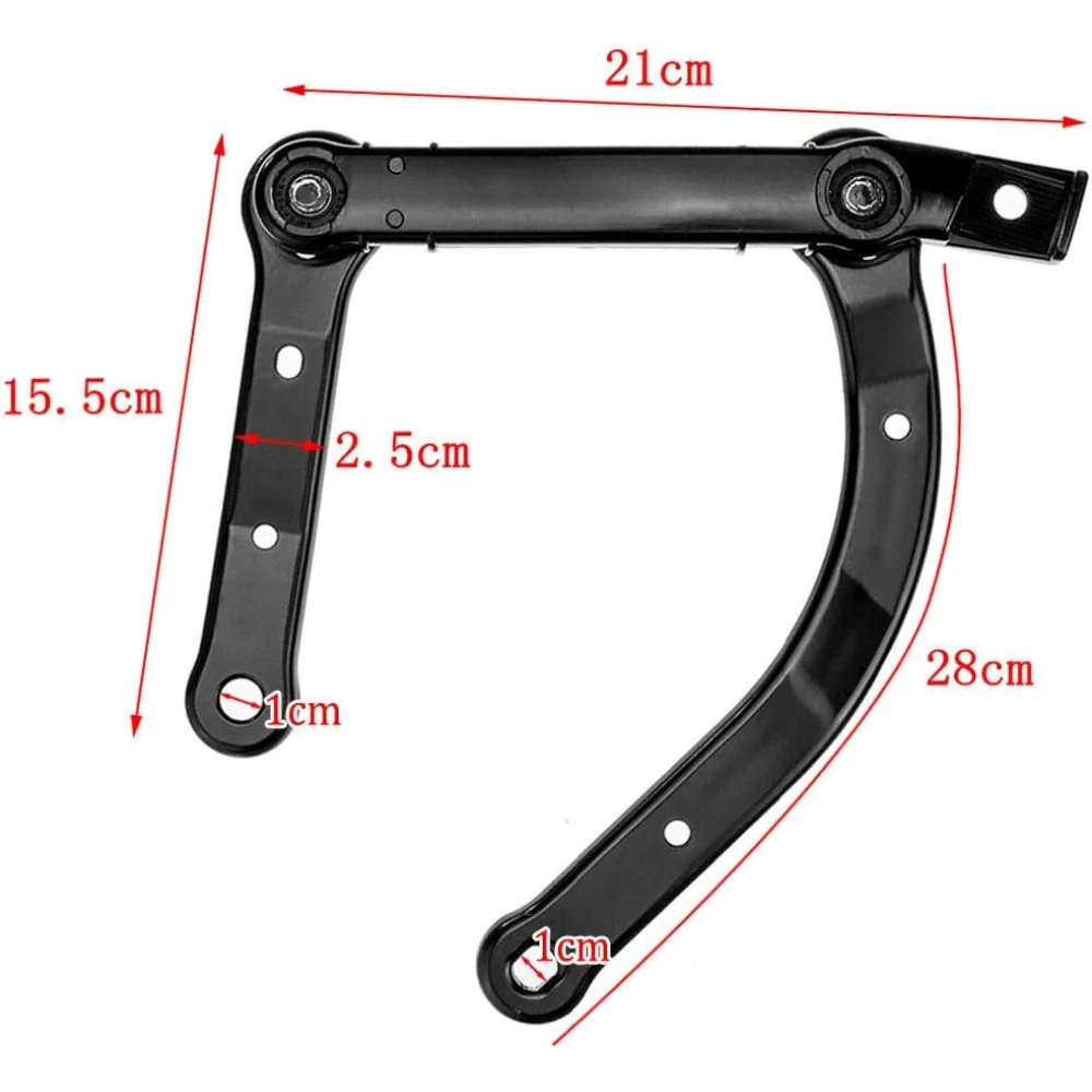 Brazo limpiaparabrisas pasajero negro BMW E60 E61 E63 E64 61617185366 - imagen 3