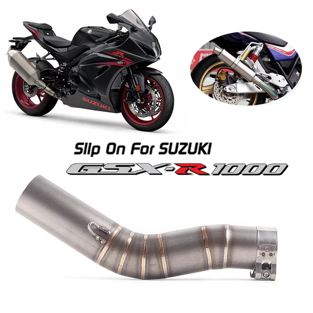 Tubo de conexión medio de escape para Suzuki GSXR1000 2005-2006 - imagen 3
