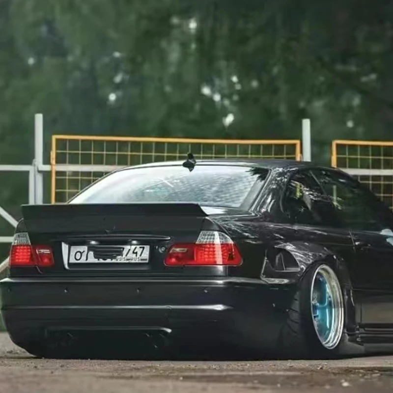 Para BMW E46 sedán de cuatro puertas tapa del maletero trasero alerón ala cuerpo kit de modificación deportiva 1999, 2000 2001 2002 2003 2004 2005 2006