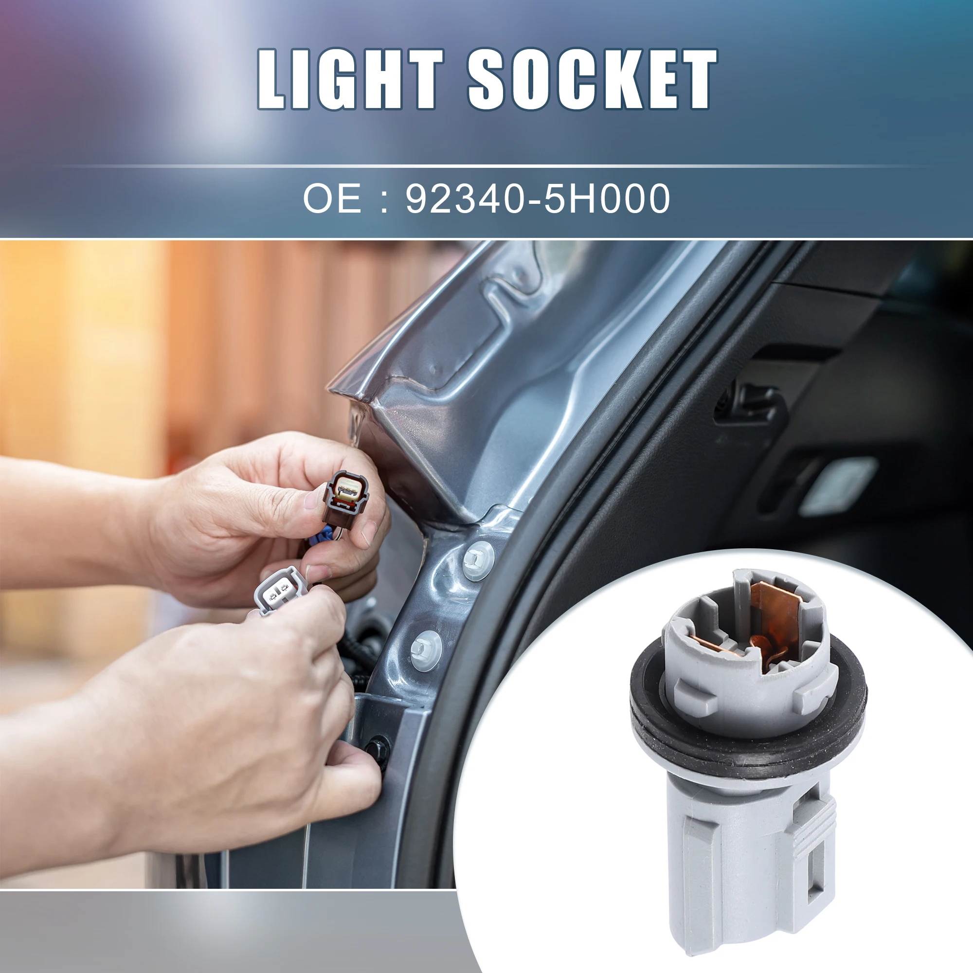 X Autohaux luz intermitente de coche portalámparas 92340-5H000 para Hyundai - imagen 2