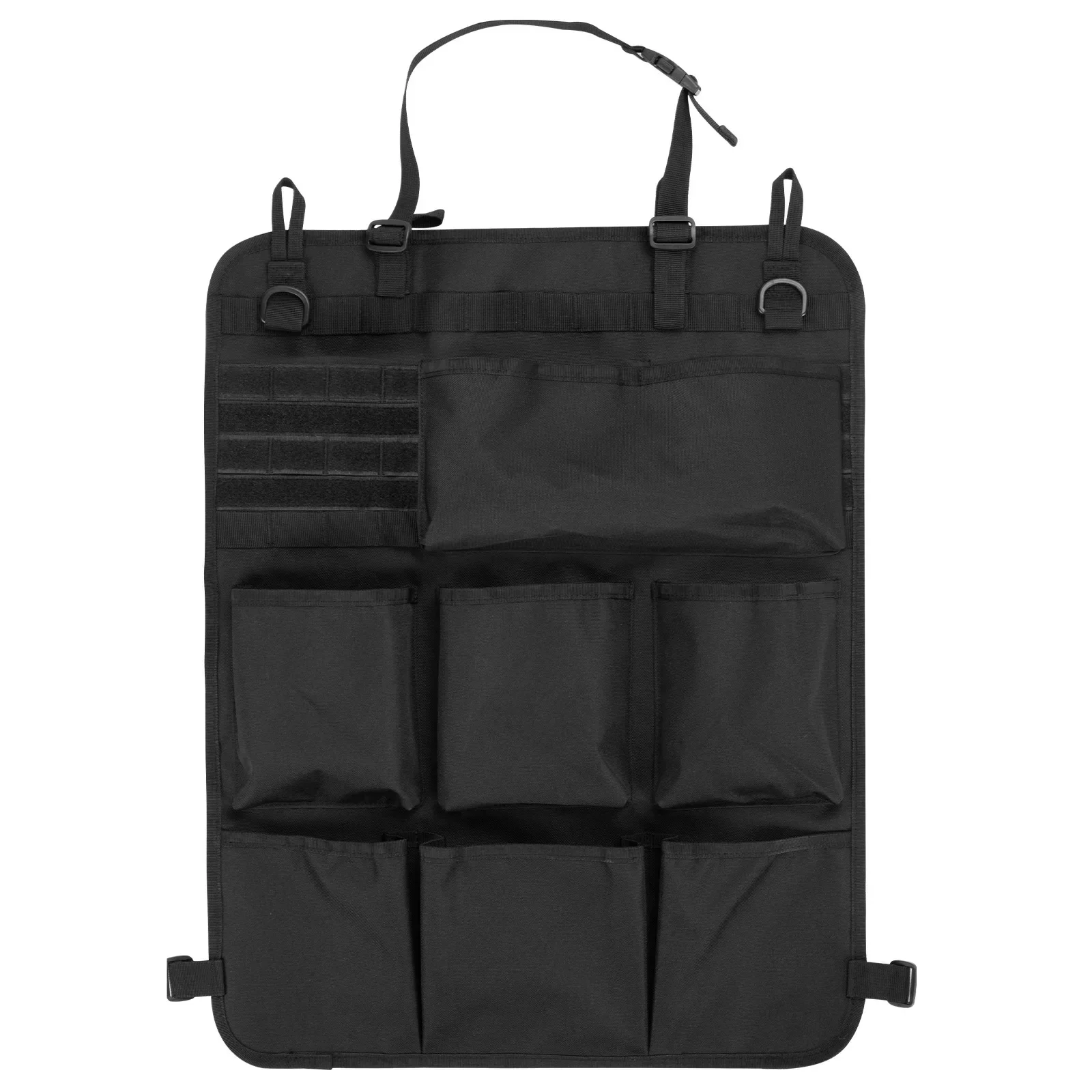 Organizador de almacenamiento para asiento de coche, bolsa de almacenamiento para asiento trasero, bolsas colgantes de camuflaje táctico, bolsillo para guardar y orden, accesorios interiores - imagen 3
