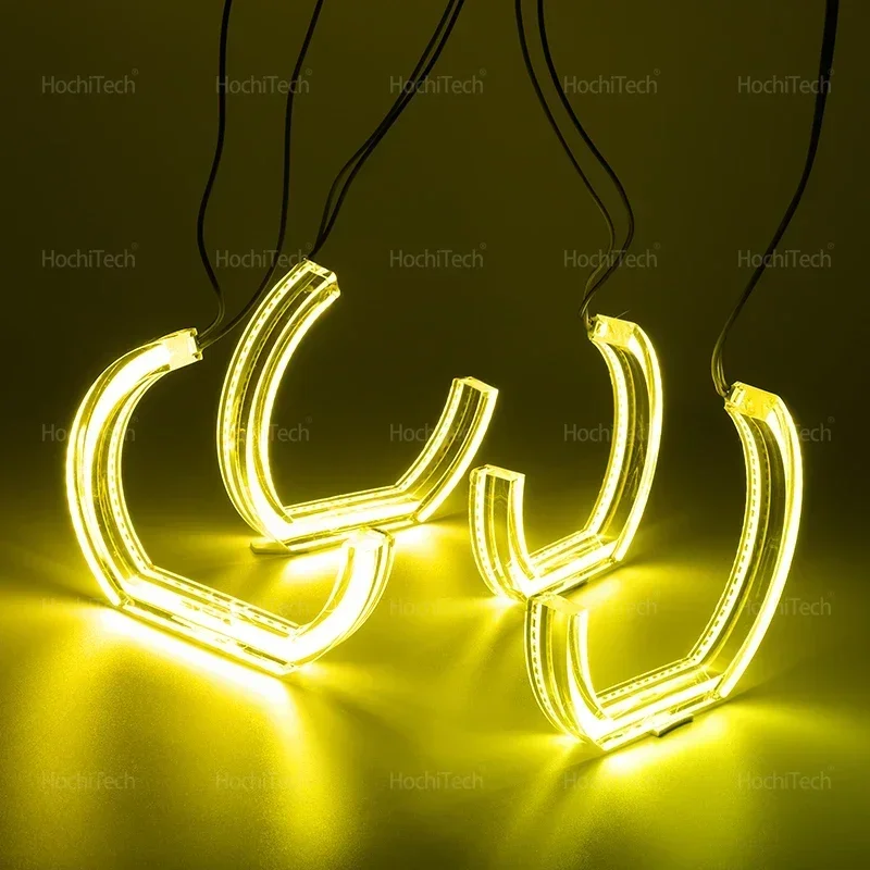 Anillos LED Angel Eyes CSL Amarillo para BMW Serie 3 E46 1999-2005 - imagen 5