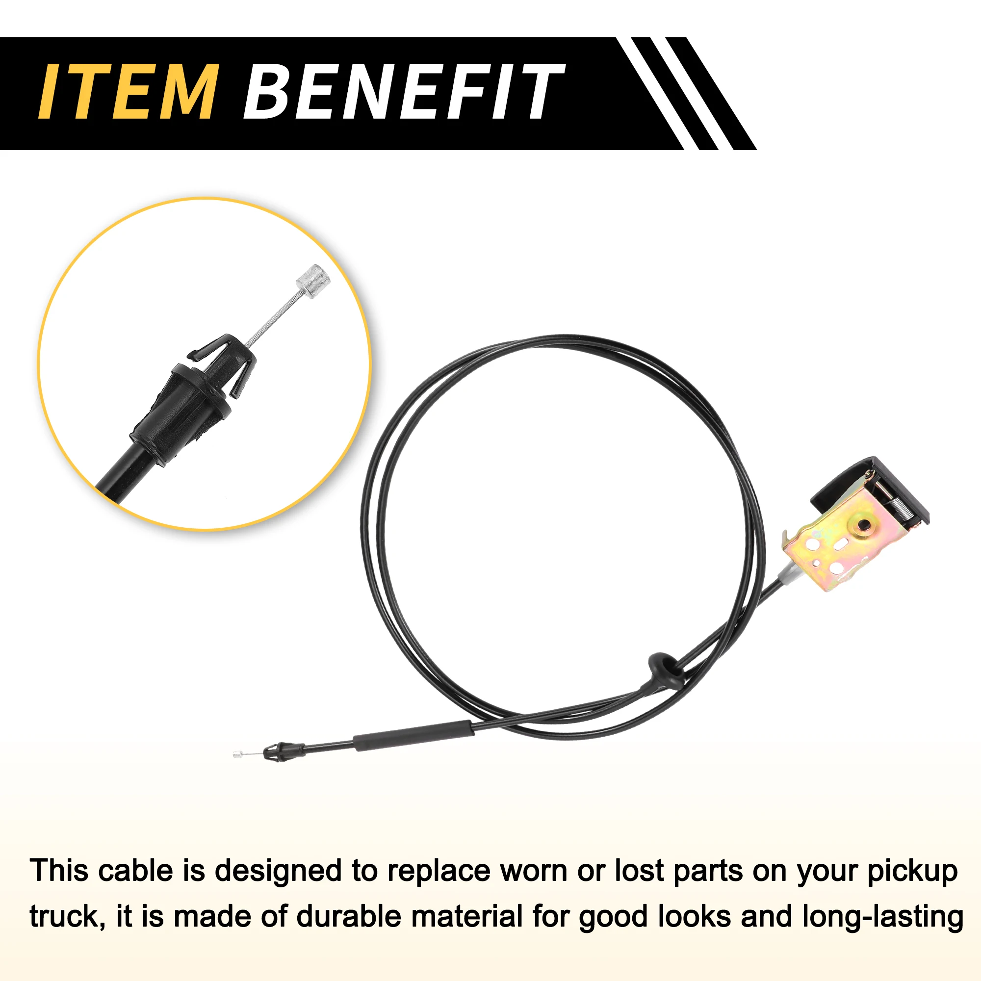 UXCELL Cable capó 1L5Z16916AA Ford Explorer Sport 01-03 - imagen 4
