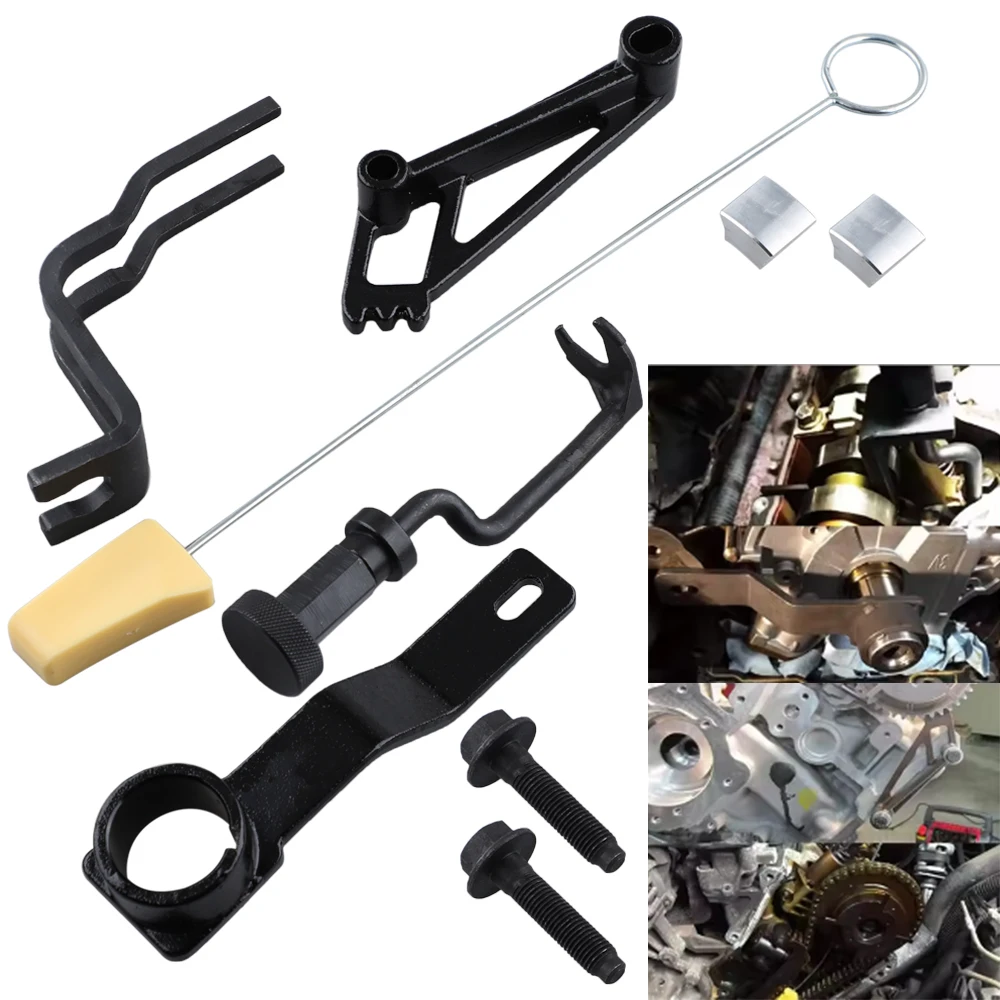 9pcs/set Cam Phaser Crankshaft Position Timing Chain Engine Repair Tool for Ford 4.6L/5.4L 3V