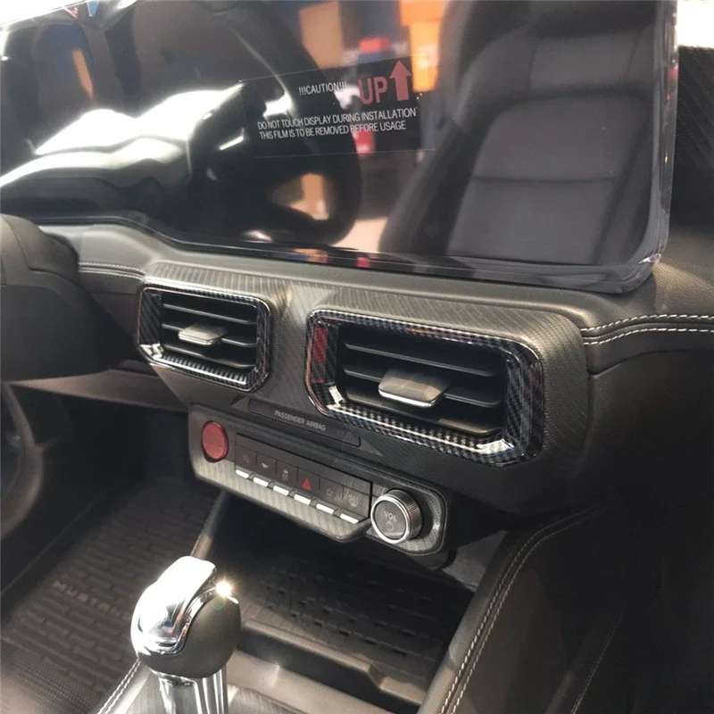Cubierta ventilación fibra carbono Ford Mustang GT 2024-2025 - imagen 5