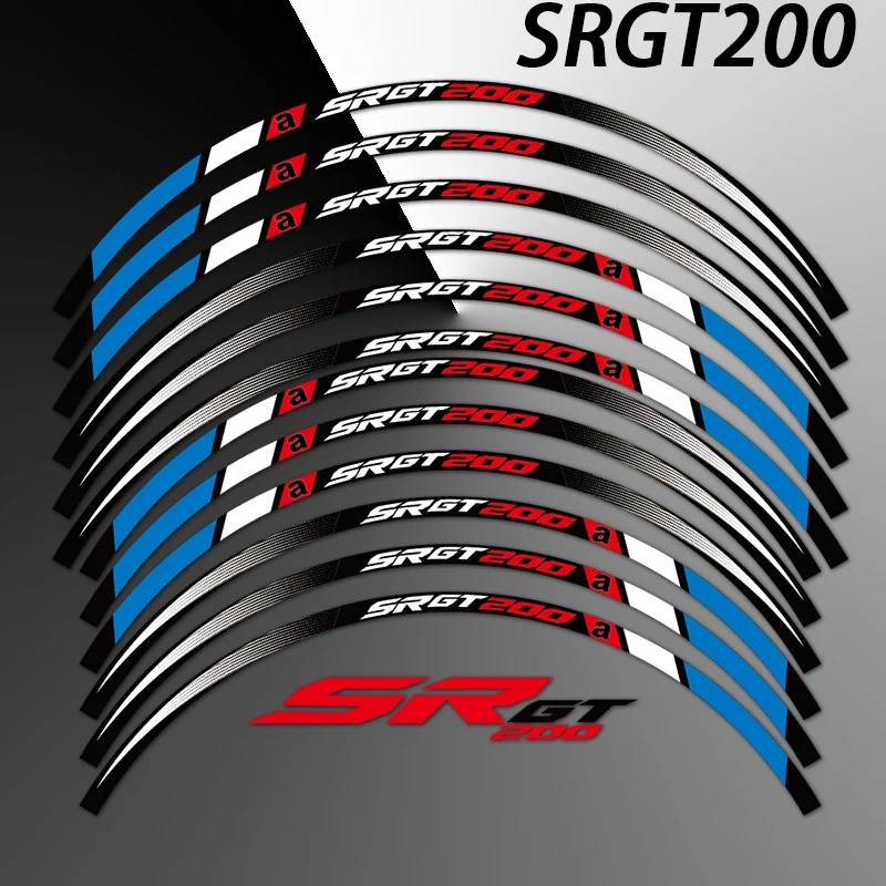 Pegatina reflectante impermeable para llanta – Aprilia SR GT 200