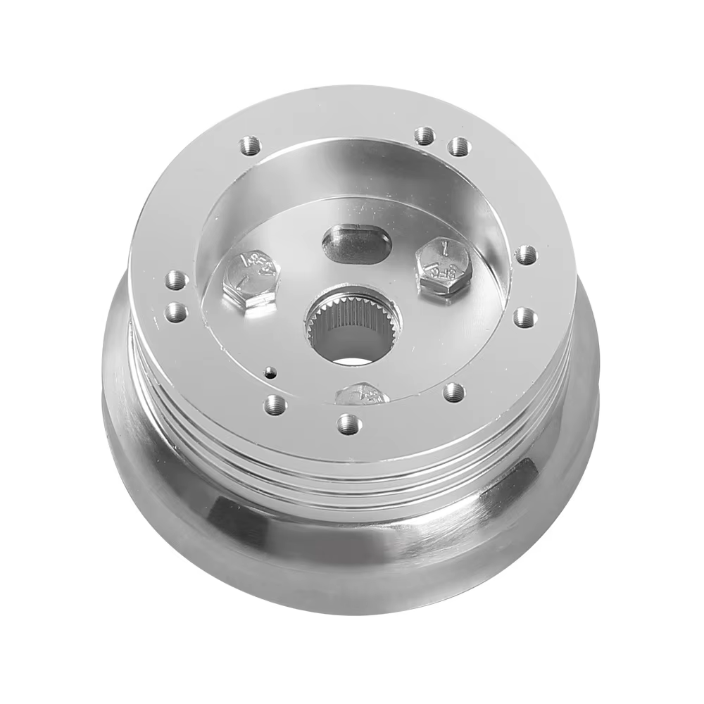 Adaptador de cubo pulido para volante 5/6 orificios GM y Chevy - imagen 2