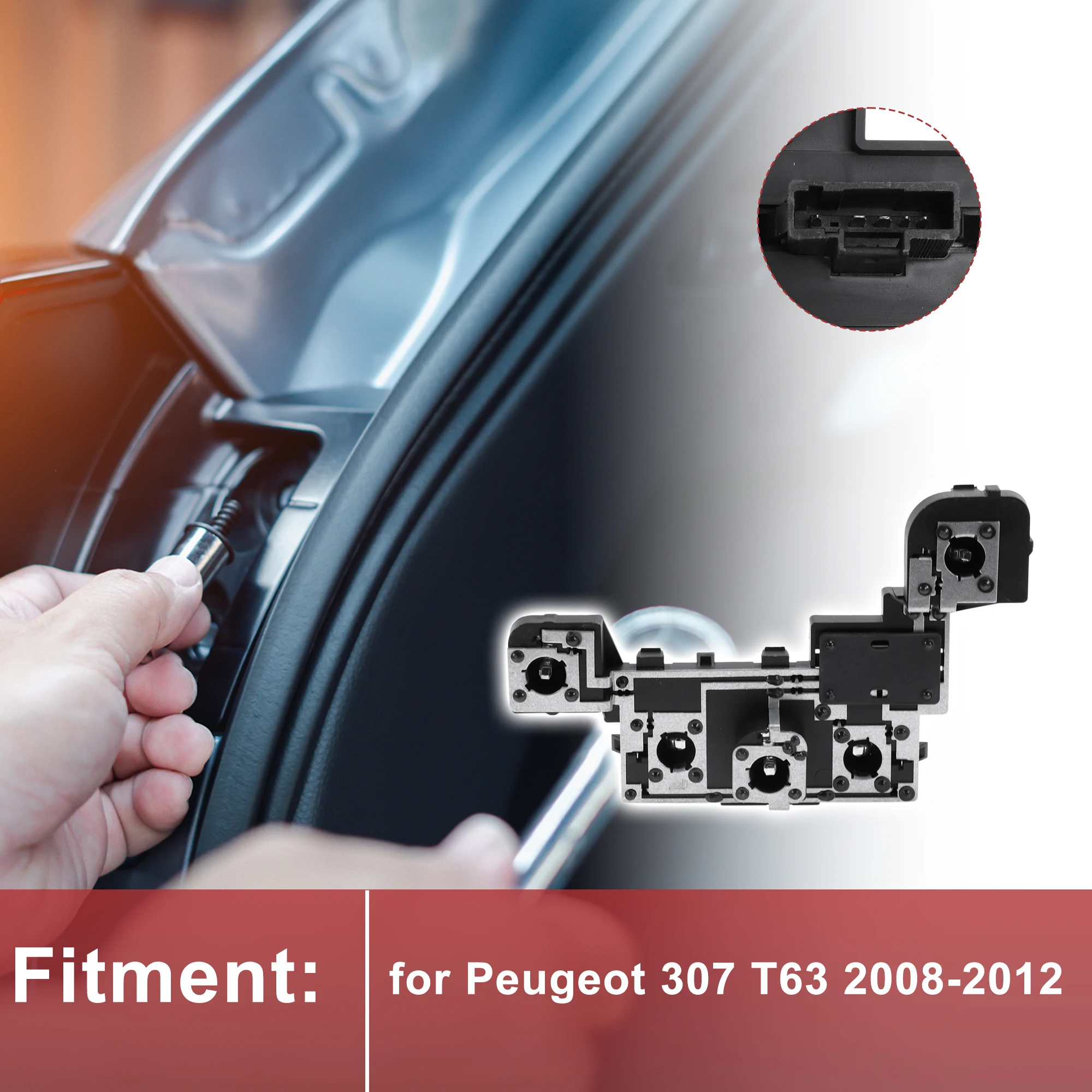 Portalámparas trasero izquierdo X Autohaux para Peugeot 307 2008-2012
