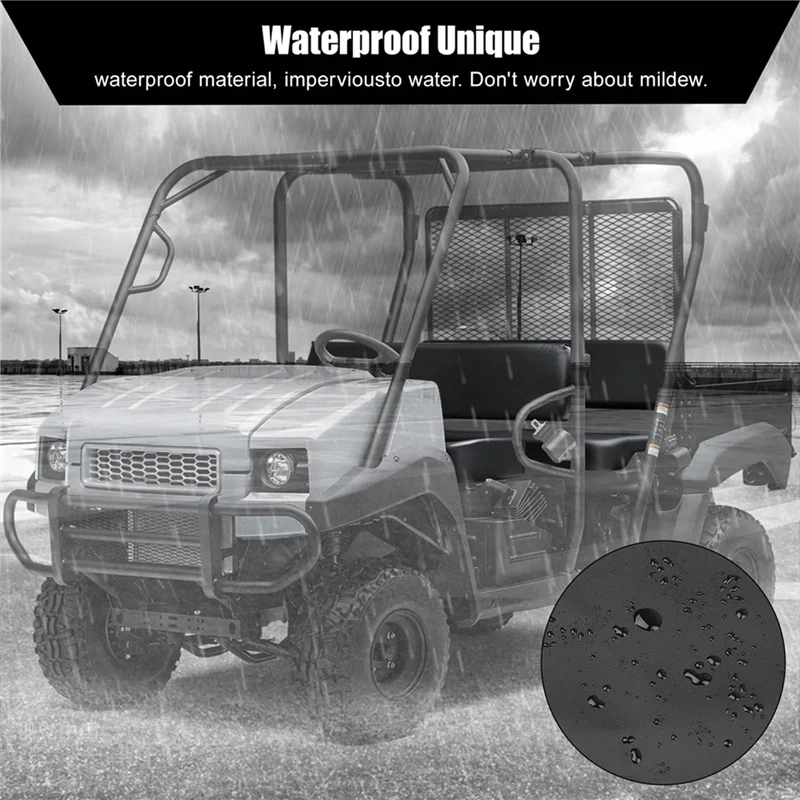 Funda de asiento UTV impermeable para banco delantero Kawasaki Mule - imagen 3