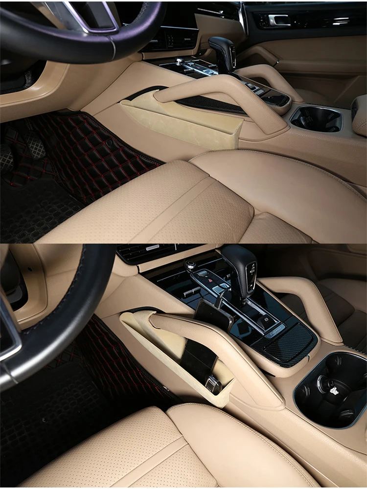 Caja almacenamiento lateral reposabrazos Porsche Cayenne ABS 2018-2023 - imagen 3