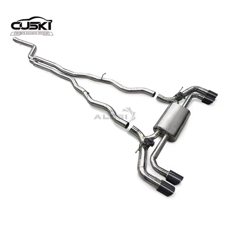 Línea de escape cat-back con válvula para BMW 530i/525i G30 B48 - imagen 3