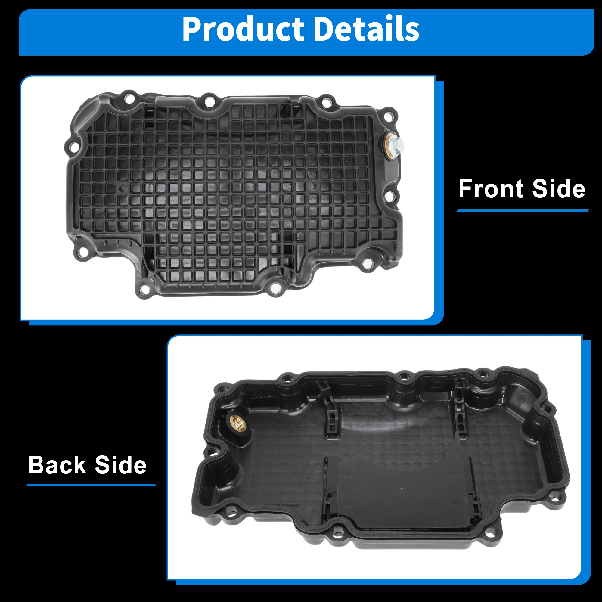 UXCELL 111105CA2A Junta de cárter de aceite de motor Cubierta de cárter de aceite para INFINITI Q50 Q60 2016-2022 - imagen 5