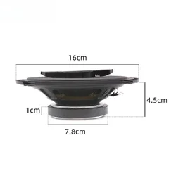 Altavoz coaxial Able para coche, calidad de sonido y graves potentes