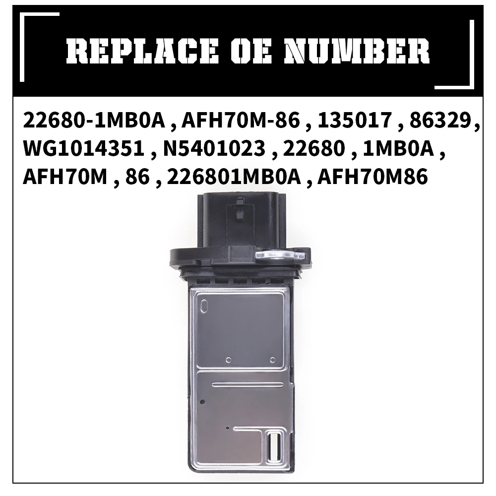 Sensor MAF 22680-1MB0A, caudalímetro para Nissan Juke 1.6 - imagen 3