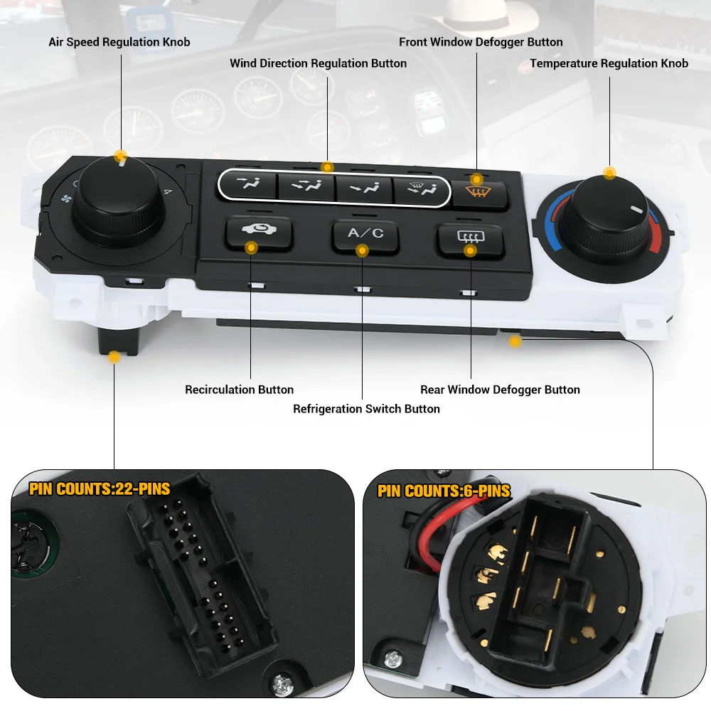Honda Accord 98-00 79600-S84 Módulo de control del climatizador - imagen 5