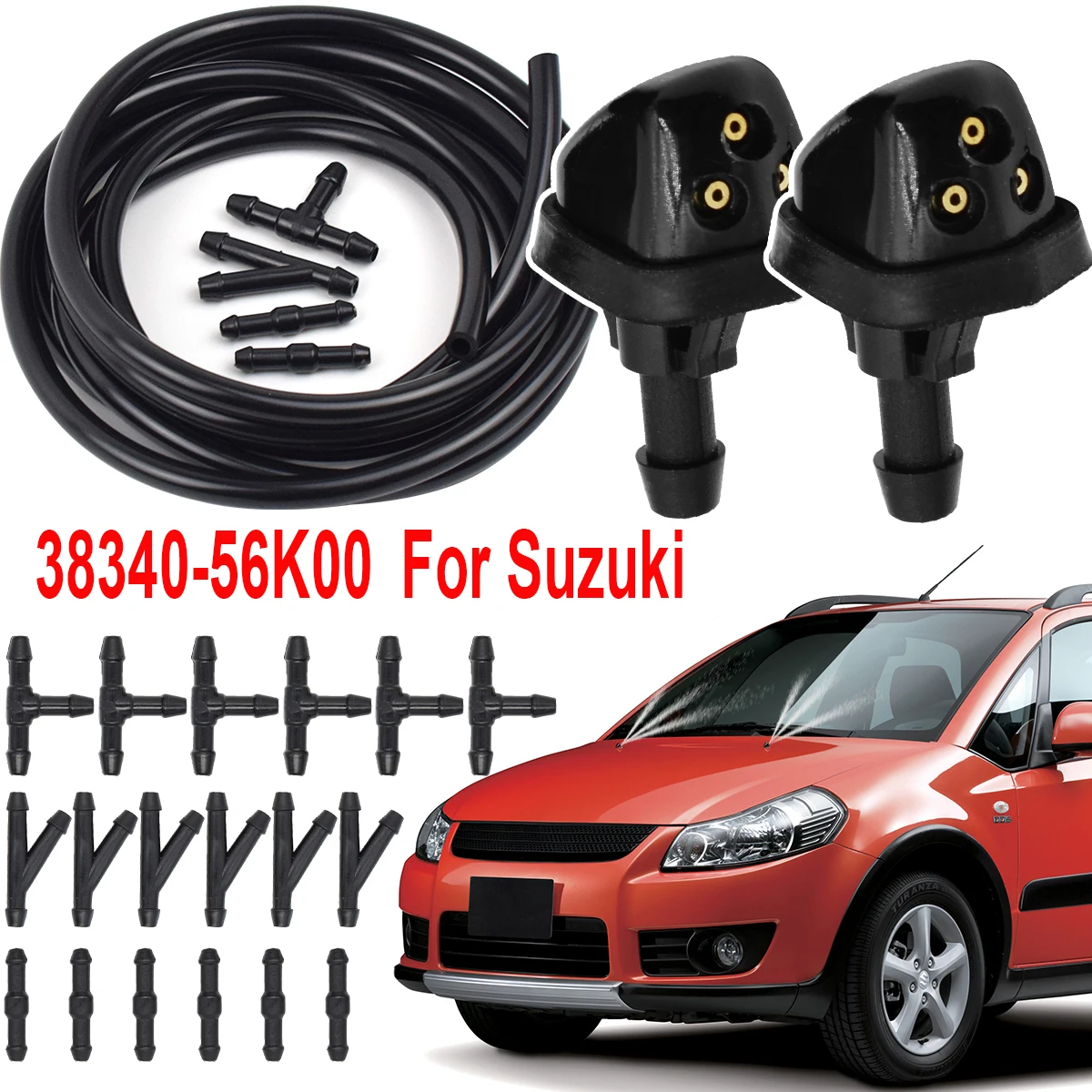 Kit mangueras inyectores lavaparabrisas – Suzuki Swift SX4 Grand Vitara Aerio