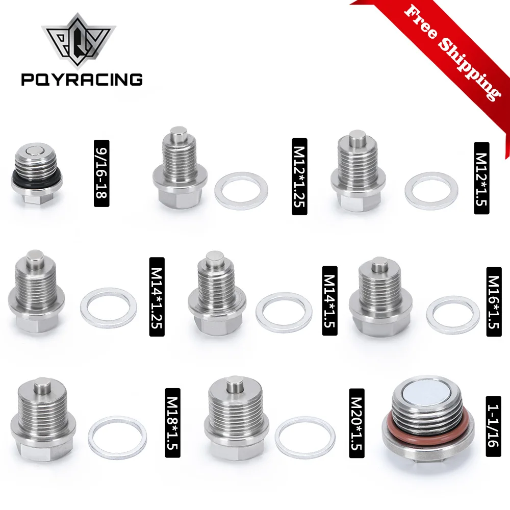 Tapón sumidero aceite magnético inox universal M12 a M20
