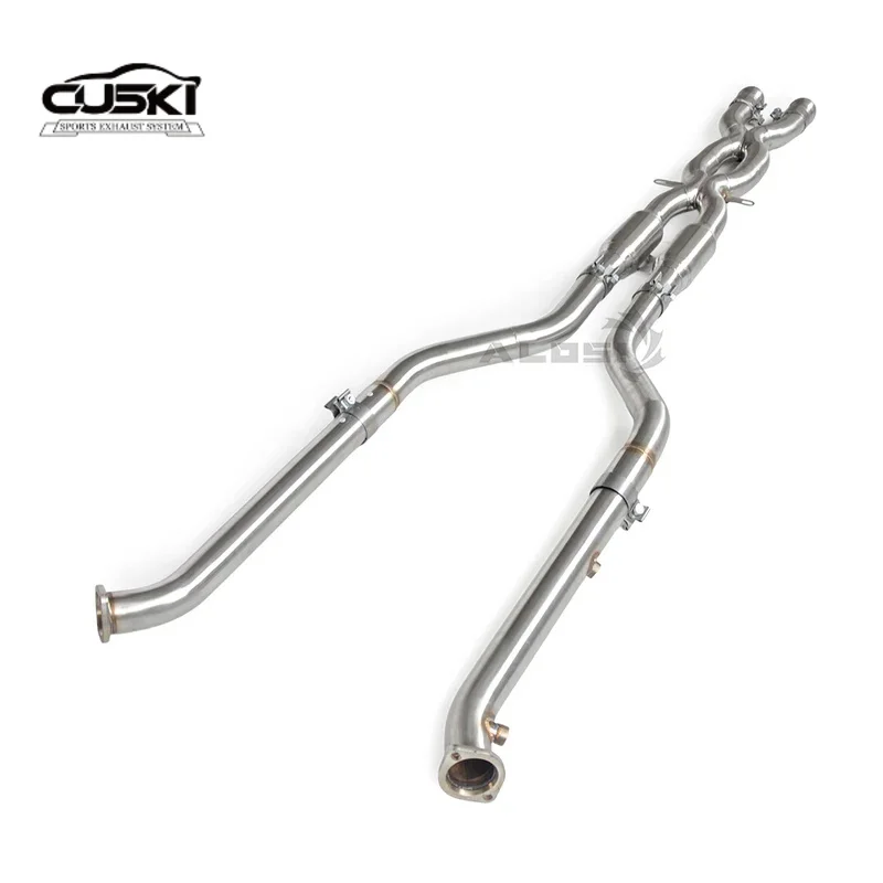 Escape alto rendimiento BMW M3 E92 V8 tubo medio y catalizador inox - imagen 2