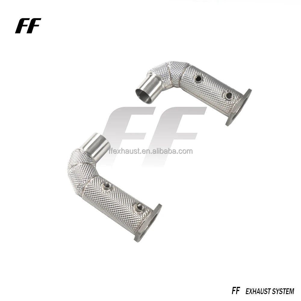 Tubo de bajada de escape de rendimiento personalizado para Porsche 991.1 991.2 Turbo 3.8T - imagen 4