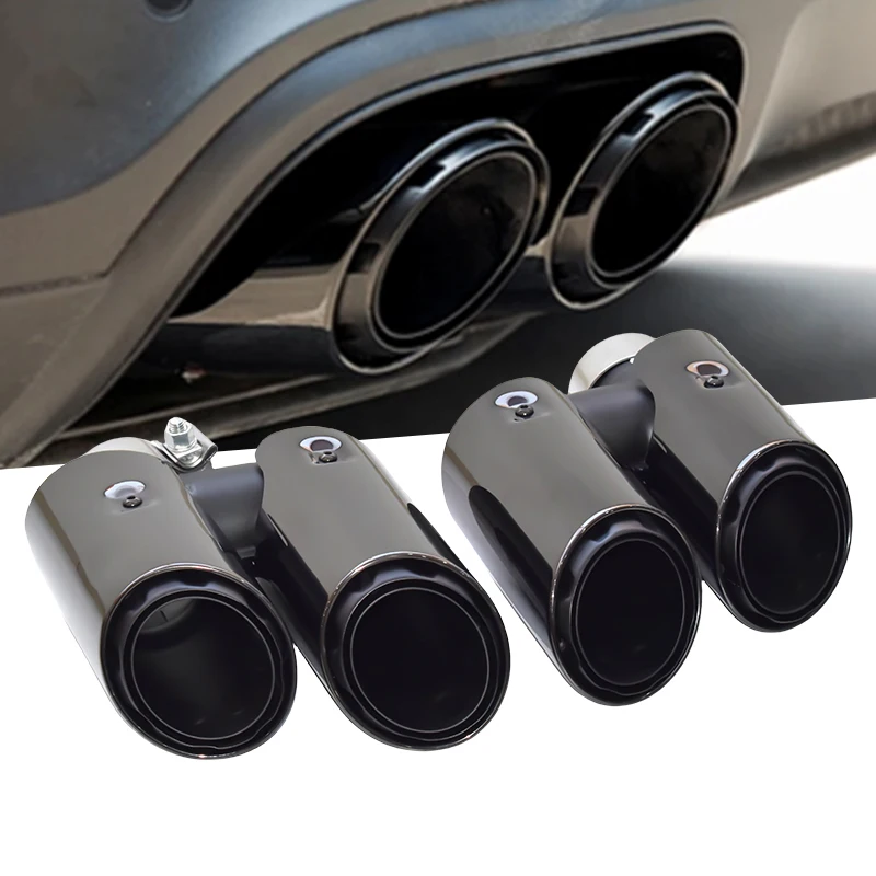 Puntas escape DEX para Porsche Macan GTS Turbo acero inoxidable