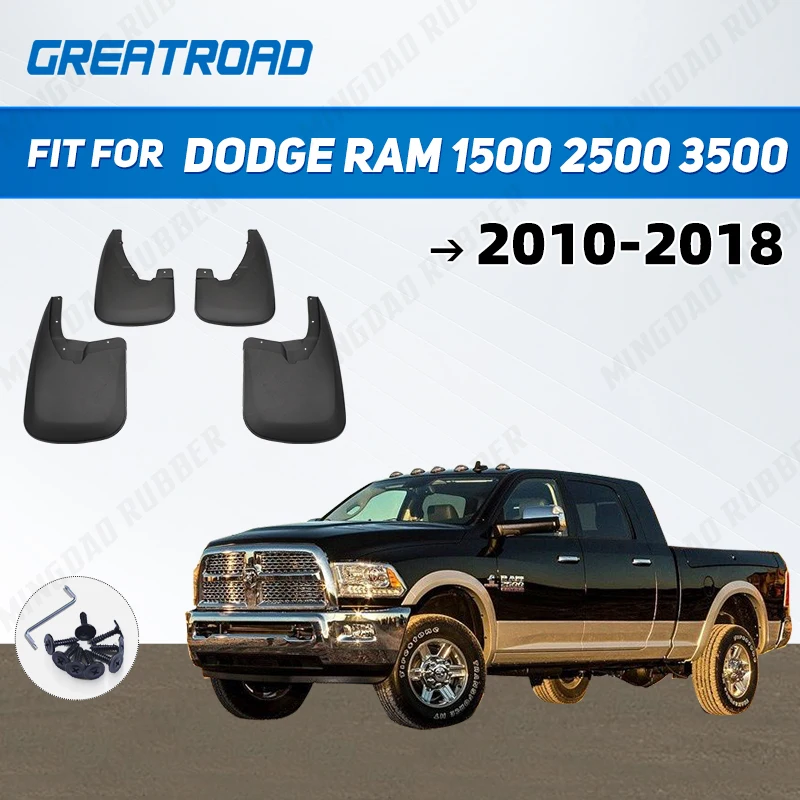 Guardabarros estilo coche para Dodge Ram 1500-3500 2010-2018