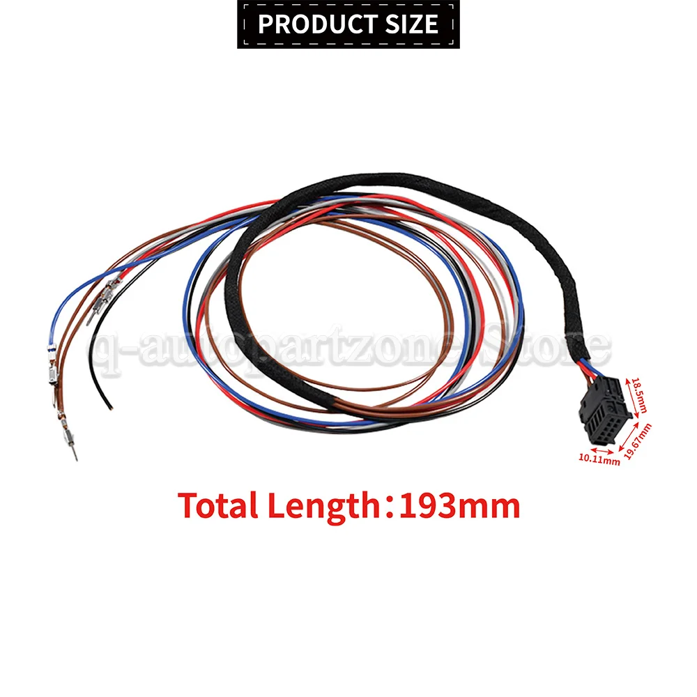 1J1970011F Cable de control de crucero para volante – Golf IV, Passat B5 y Bora - imagen 2