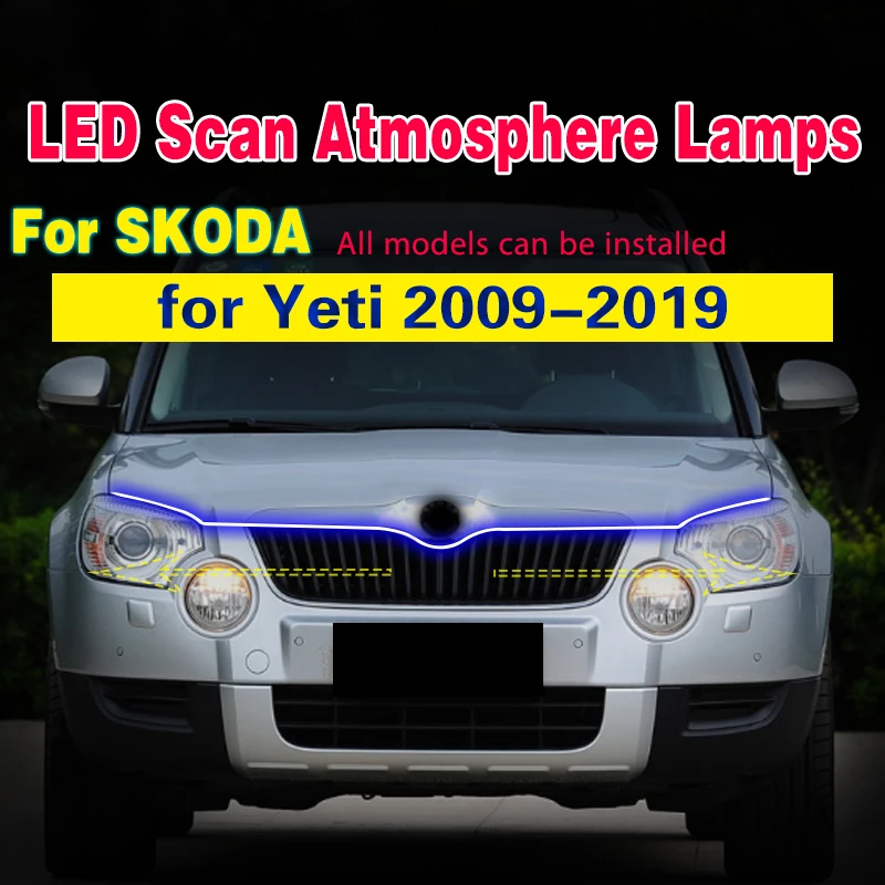 Luz de circulación diurna LED impermeable Skoda Yeti