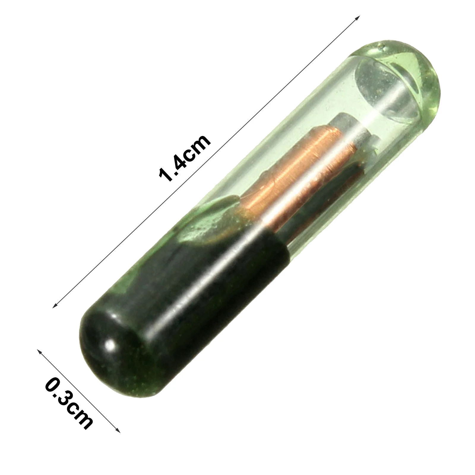 Transpondedor cristal chip T6 Crypto ID48 VW Polo Golf Passat Audi A3 - imagen 2