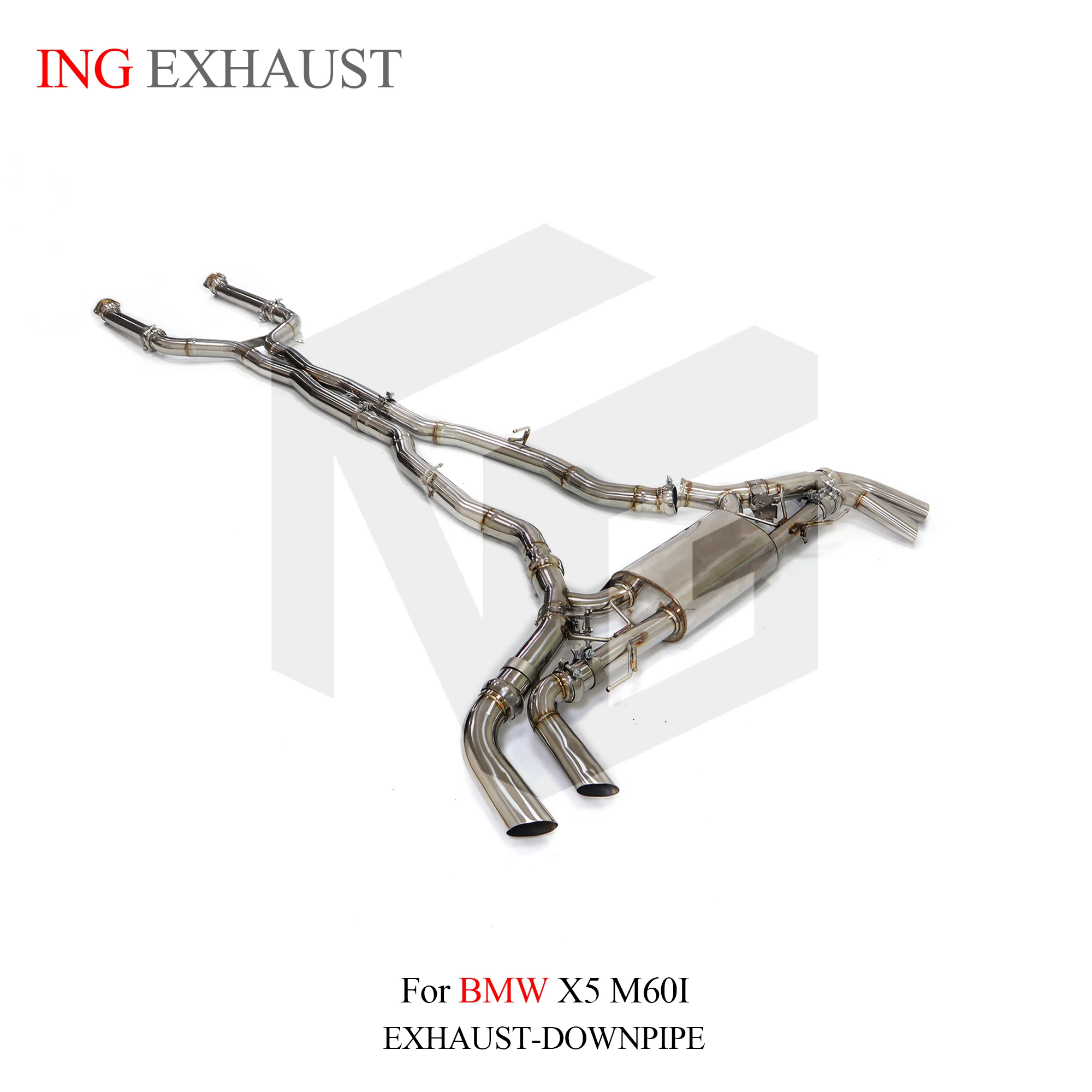 ING-válvula eléctrica de escape SS304, Catback para BMW x5 G06 M60i 4,4 T S68, sistema de accesorios de tubo silenciador deportivo con Control remoto - imagen 4