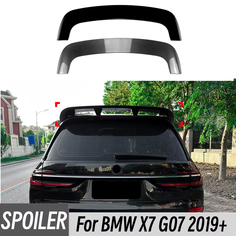 Alerón trasero negro de carbono para BMW X7 G07 M Sport 2019+