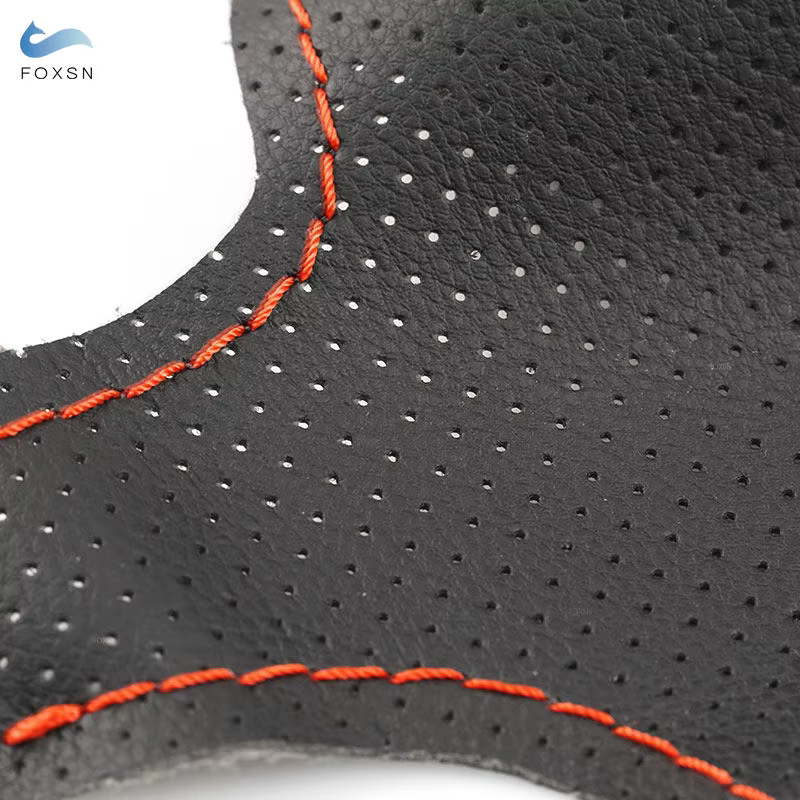 Embellecedor volante cuero perforado 4 radios – Audi A3 A4 A6 A8 - imagen 4