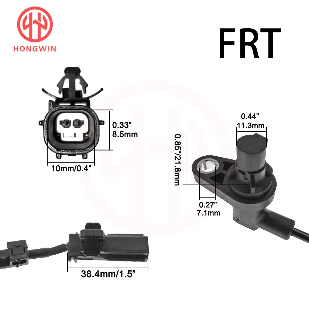 Sensor Velocidad Rueda ABS Toyota Corolla 2009-2013 89542-12100 89543-12100 - imagen 3