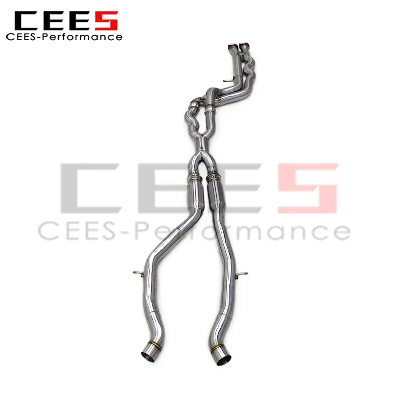 Tubo central Cees con resonadores – BMW M3 M4 F80 F82 F83 S55 3.0T 2014-2019