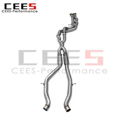 Tubo central Cees con resonadores – BMW M3 M4 F80 F82 F83 S55 3.0T 2014-2019
