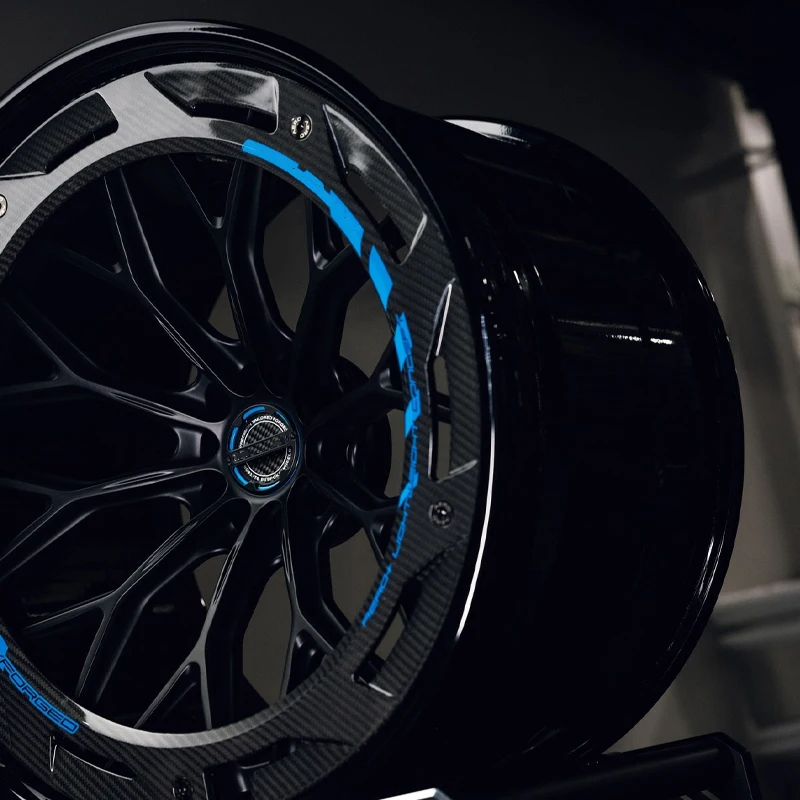 Rueda de coche de aleación forjada personalizada de alto rendimiento 17/18/19/20/21/22 pulgadas duradera 50mm/25mm ET para BMW Mercedes Land Rover - imagen 3