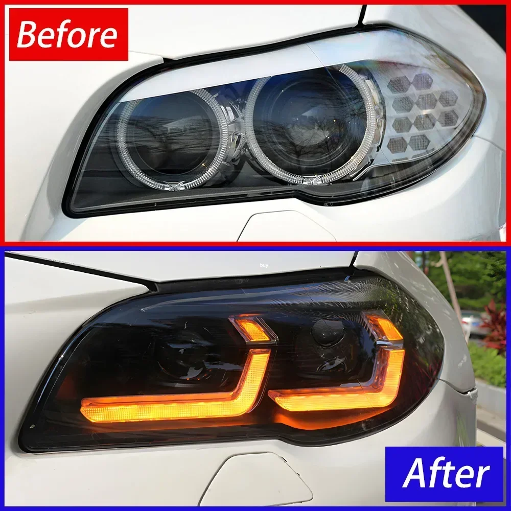 Conjunto de faros delanteros LED BMW F10 525i 530i 535Li 2011-2017 - imagen 2