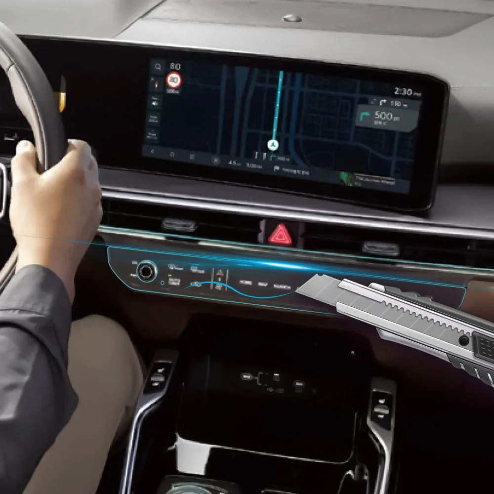 Protector TPU para pantalla climatizador Kia Sorento 2024 - imagen 2