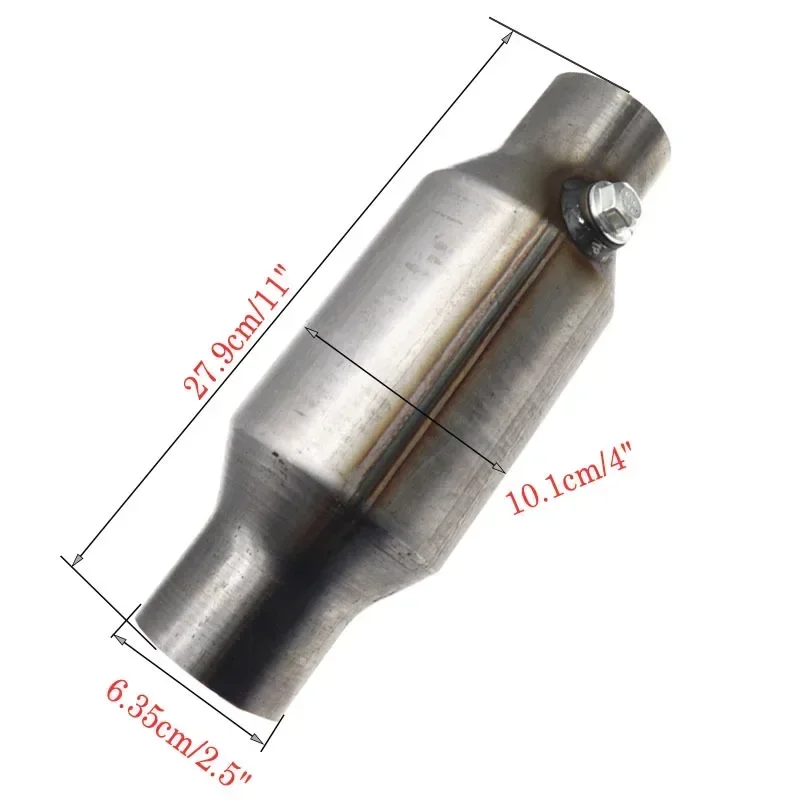 Catalizador universal de alto flujo de 400 celdas en acero inoxidable - imagen 5