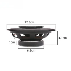 Altavoz coaxial para coche Able de 5 pulgadas