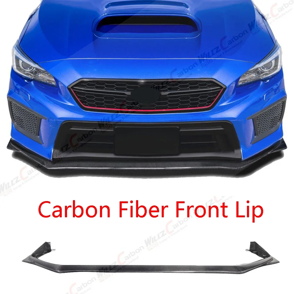 Labio delantero fibra de carbono Subaru WRX STI 2018-2021