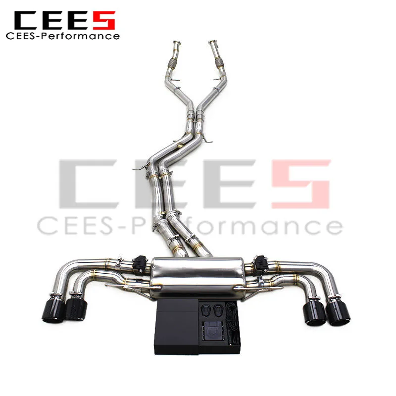 CEES Escape cat-back valvulado para Porsche Cayenne S 2.9T (2018-2024)