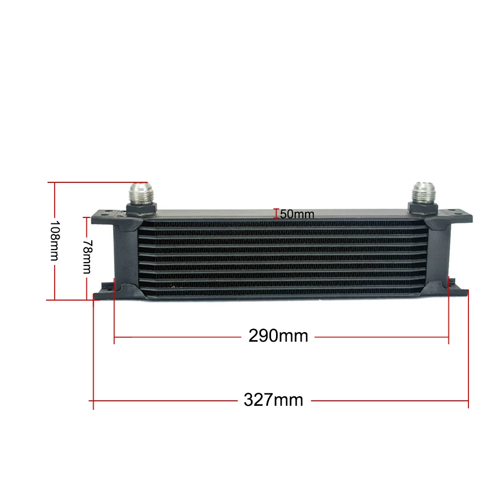 Kit enfriador de aceite AN10 con adaptador sándwich para motor - imagen 3