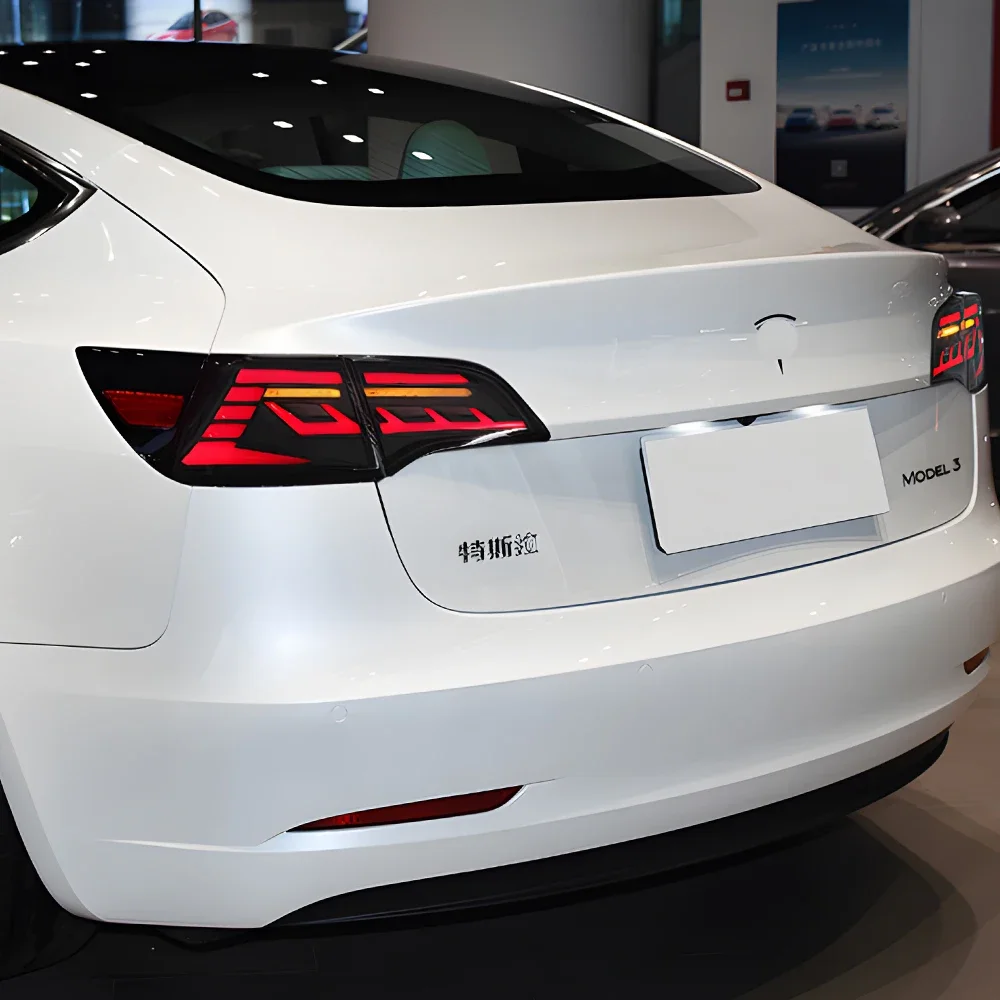Luces trasera LED Tesla Model 3 Model Y 2019-2023 piloto dinámico - imagen 4